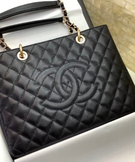 Alternative view of Chanel Classic Tote Bag Gold Toned Hardware Black For Women 13.3in/34cm