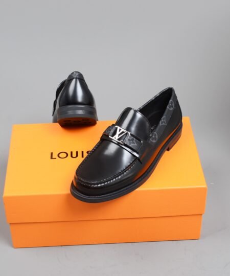 Alternative view of Louis Vuitton Monte Carlo Mocassin Monogram Canvas Black For Men LV