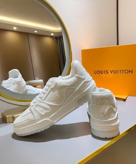 Alternative view of Louis Vuitton Trainer Sneaker White Virgil Abloh For Men LV