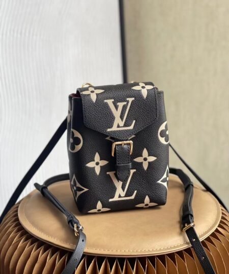 Louis Vuitton Tiny Backpack Monogram Empreinte Black For Women, Women's Bags 19cm LV M80738