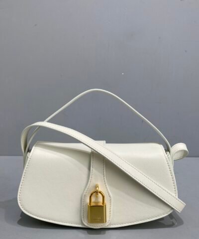 Celine Clutch On Strap White For Women 7in/18cm 10I593DQ1.01OP