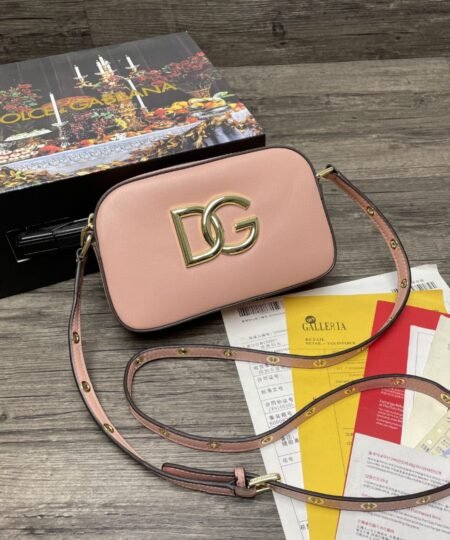 Dolce Gabbana Crossbody 3.5 Bag Light Pink For Women 7.5in/19cm DG