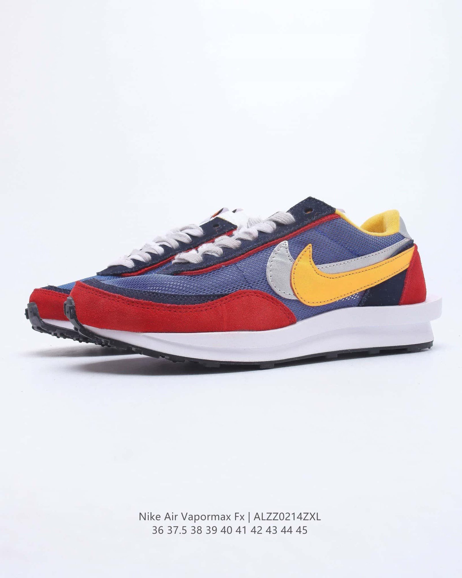 Nike LDWaffle Sacai 'Varsity Blue & Varsity Red & Del Sol' Sneaker For Men, Men's Shoes - Image 3