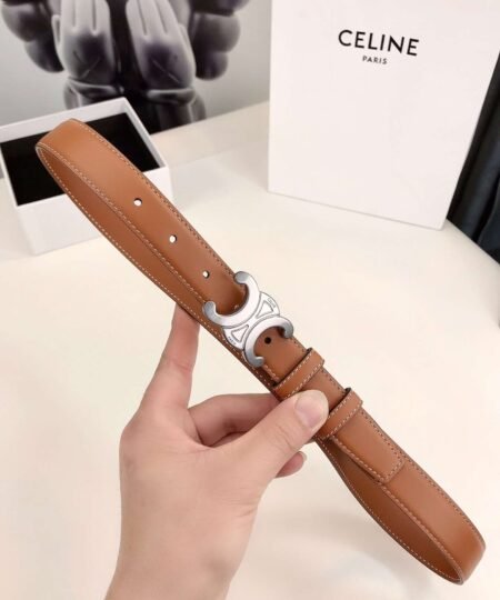 Alternative view of Celine Triomphe Belt Brown For Women