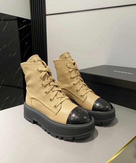 Alternative view of Chanel Short Boots Brown For Women