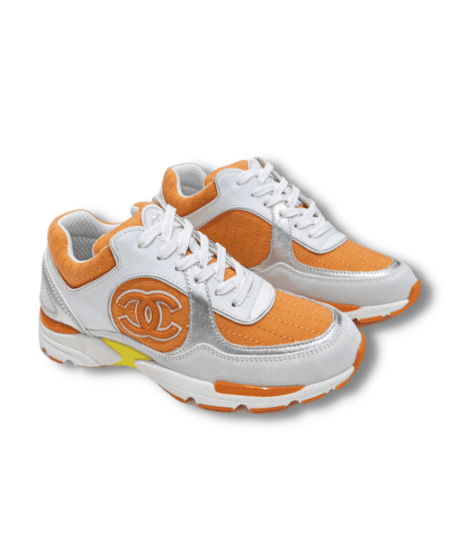 Chanel Sneakers Orange For Women