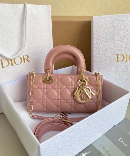 Alternative view of Christian Dior Small Lady D-Joy Bag Pink For Women 9in/22cm