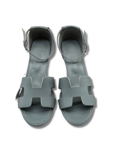 Hermes Encens 50 Sandal Jade Grey For Women