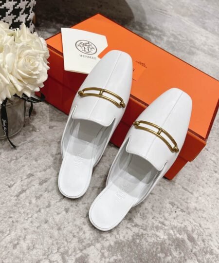 Alternative view of Hermes Esmee Mule White For Women H221156Z 90390