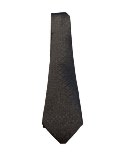 Hermes Faconnee H Tie Black For Men