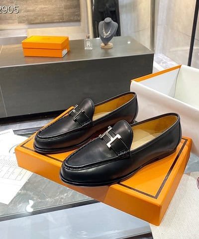 Hermes Loafer Black For Women