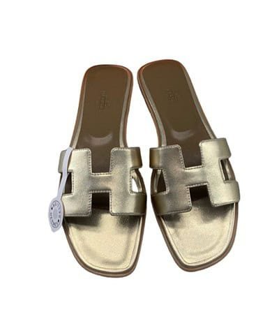 Hermes Oran Sandal Gold For Women