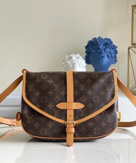 Louis Vuitton Saumur MM Monogram Canvas For Women 11.8in/30cm LV M40710