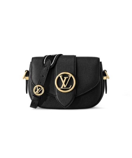 Louis Vuitton Pont 9 Soft PM Black For Women M58727 8.3 in/21cm