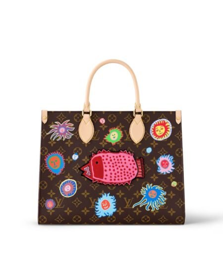 Louis Vuitton LV x YK OnTheGo MM For Women M46429 13.8in/35cm