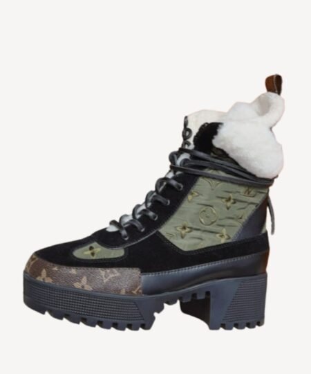 Alternative view of Louis Vuitton Laureate Platform Desert Boot Green For Women