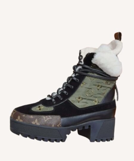 Louis Vuitton Laureate Platform Desert Boot Green For Women