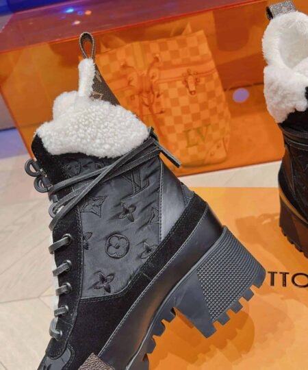 Alternative view of Louis Vuitton Laureate Platform Desert Boot Black For Women