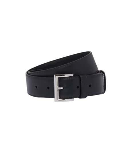 Prada Leather Belt Black For Women 1CC545_8NQ_F0002