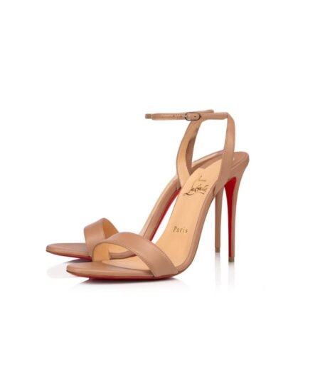 Christian Louboutin Loubigirl Beige For Women 100mm - 3210851PK1A