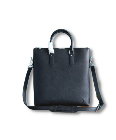 Anton Tote Shoulder Bag Black For Men 15.4in/39cm