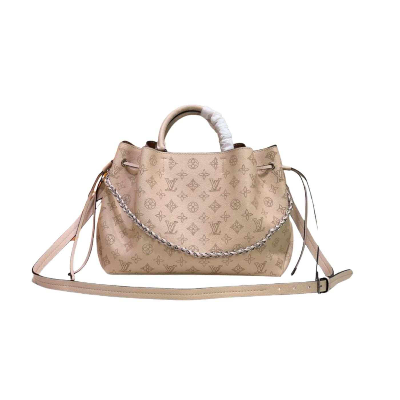 Louis Vuitton Bella Tote Mahina Creme Beige For Women 12.6in/32cm M59203