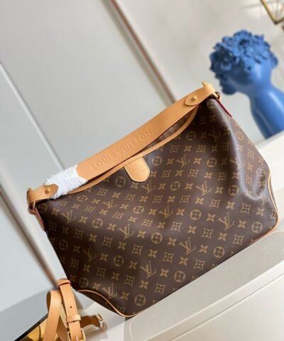 Louis Vuitton Delightful PM Monogram Canvas Natural For Women, Women's Handbags, Shoulder Bags 33cm LV M40352