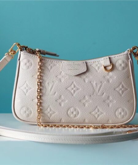 Alternative view of Louis Vuitton Easy Pouch On Strap Monogram Empreinte Creme White For Women 7.5in/19cm LV M81066