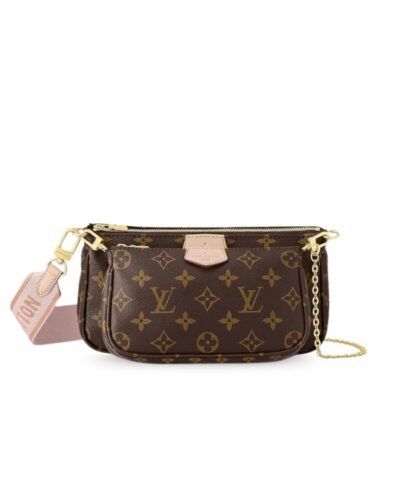 Louis Vuitton Multi Pochette Accessoires Monogram Canvas Brown For Women 9.4in/24cm LV M44840