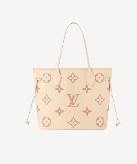 Louis Vuitton Neverfull MM Creme For Women 12.2in/31cm M21579