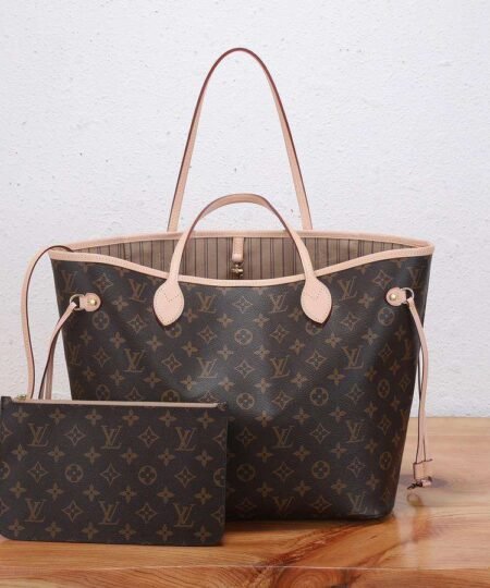 Alternative view of Louis Vuitton Neverfull MM Tote Bag Monogram Canvas Brown For Women 12.6in/32cm LV M40995