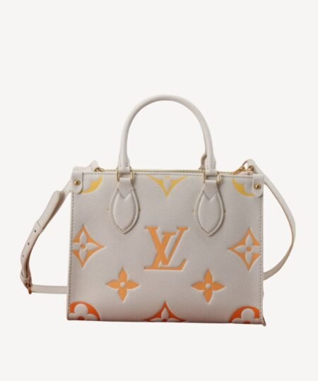 Louis Vuitton OnTheGo PM Tote Bag Cream For Women 9.8in/25cm