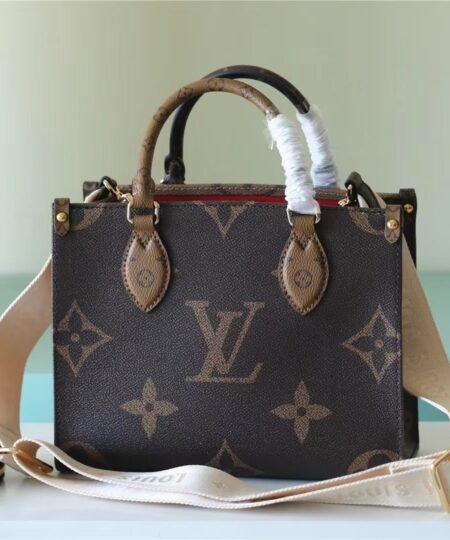 Alternative view of Louis Vuitton OnTheGo PM Tote Bag Brown For Women 9.8in/25cm