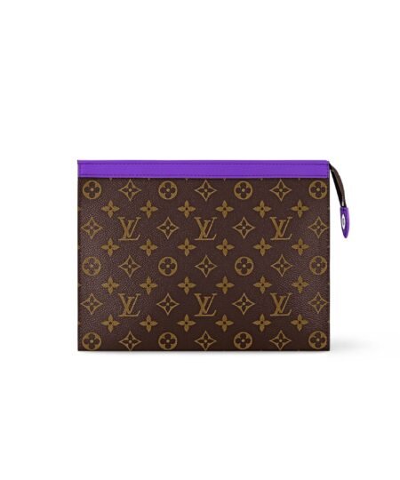 Louis Vuitton Pochette Voyage MM Pouch Bag Violet For Women 10,6in/27cm M82859