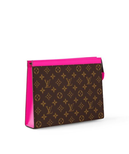 Alternative view of Louis Vuitton Pochette Voyage MM Pouch Bag Pink For Women 10,6in/27cm M82858