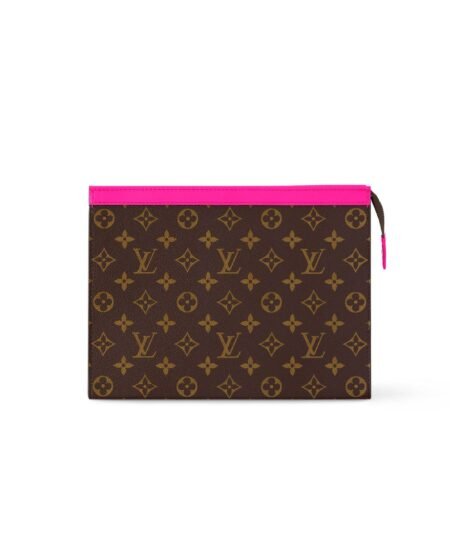 Louis Vuitton Pochette Voyage MM Pouch Bag Pink For Women 10,6in/27cm M82858