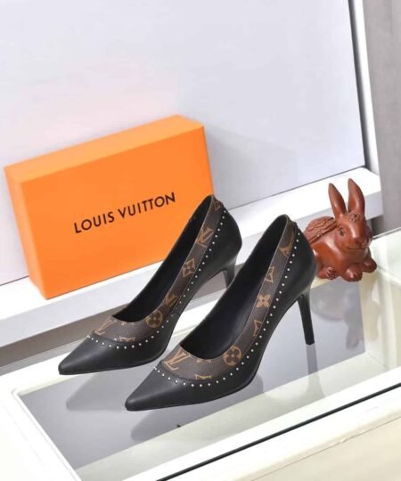 Alternative view of Louis Vuitton Signature Pump Black For Women 9.5cm/3.7in 1AACFK