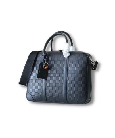 Sirius Briefcase Damier Black For Men 13.8in/35cm N45288