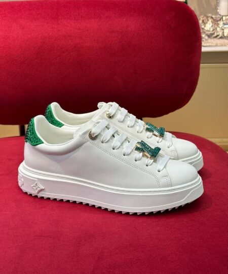 Alternative view of Louis Vuitton Time Out Sneaker Green For Women