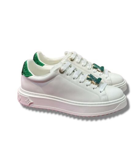 Louis Vuitton Time Out Sneaker Green For Women