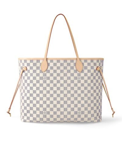 Louis Vuitton Neverfull GM Tote Bag Damier Azur Canvas Beige For Women 15.4in/39cm LV N41360