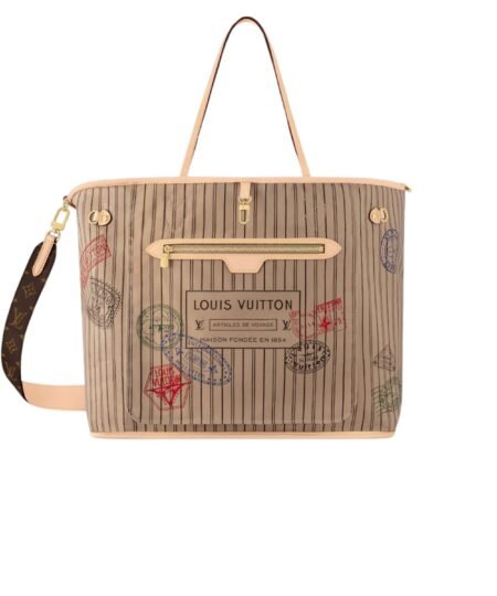 Louis Vuitton Neverfull Bandouliere Inside Out GM Beige For Women 39cm/15.4in - M11948