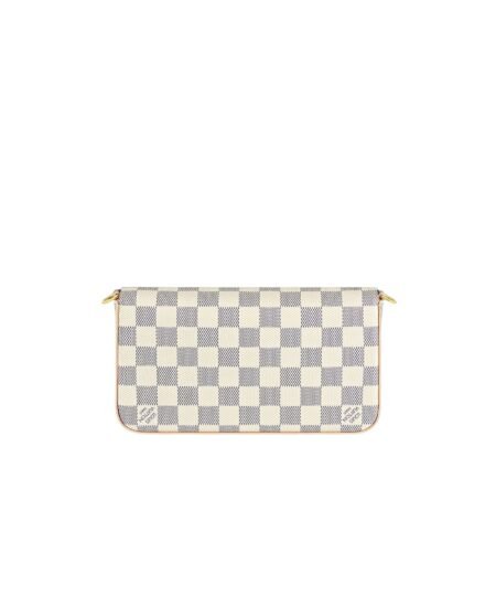 Alternative view of Louis Vuitton Felicie Pochette Damier Azur Canvas For Women 21cm/8.3in N40491