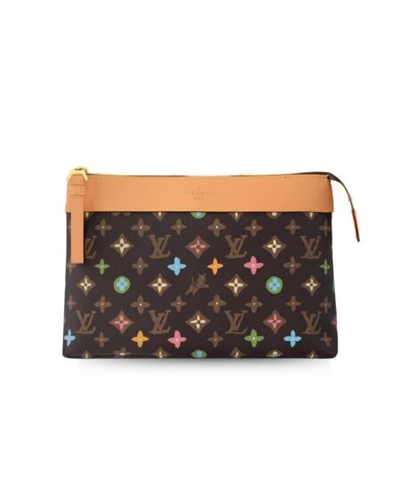 Louis Vuitton Pochette Voyage Souple Brown For Women 7.3 Inches/ 18.5 Cm M83568