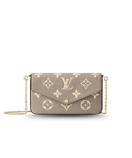 Louis Vuitton Felicie Pochette Gray/Cream For Women 21cm/8.3in M82610