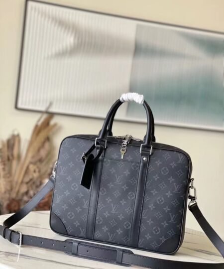 Alternative view of Louis Vuitton Porte-Documents Voyage PM Black For Men 36.5cm / 14.4in M46457
