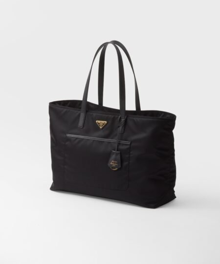 Alternative view of Prada Re-Edition 1978 Large Re-Nylon And Saffiano Tote Bag Black For Women 16.9 Inches/ 43 Cm 1BG527_R064_F0002_V_OOO