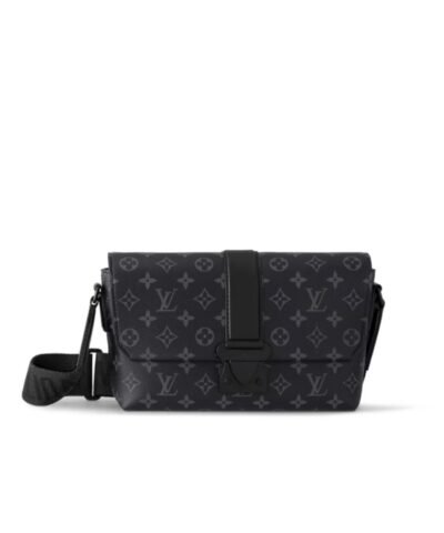 Louis Vuitton S-Cape Messenger Black For Men 28cm / 11in M46794
