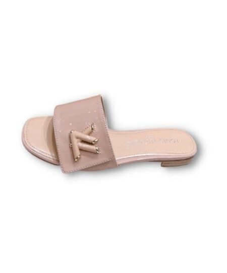 Louis Vuitton Shake Flat Mule Beige For Women