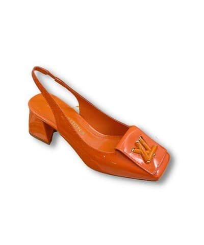 Louis Vuitton Shake Slingback Pump Orange For Women